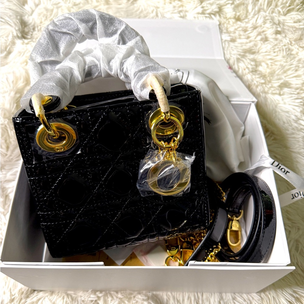 Black Quilted Handbag